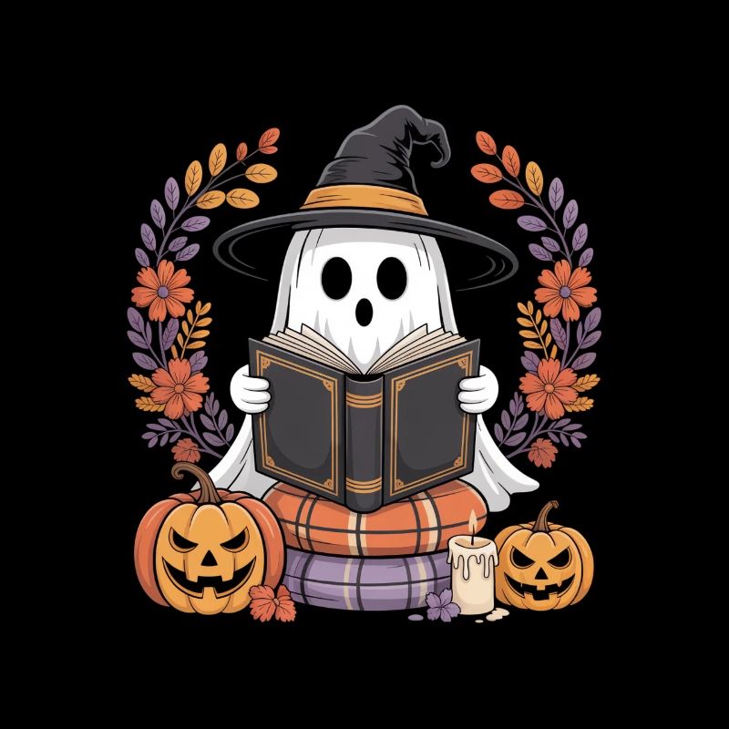 Witch Pumpkin Ghost Reader Design