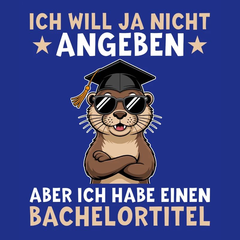 Bachelorabschluss - Otter mit Bachelortitel