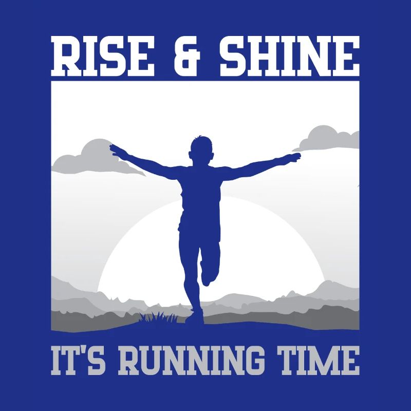 Marathon Runner Rise & Shine Running Gift Idea