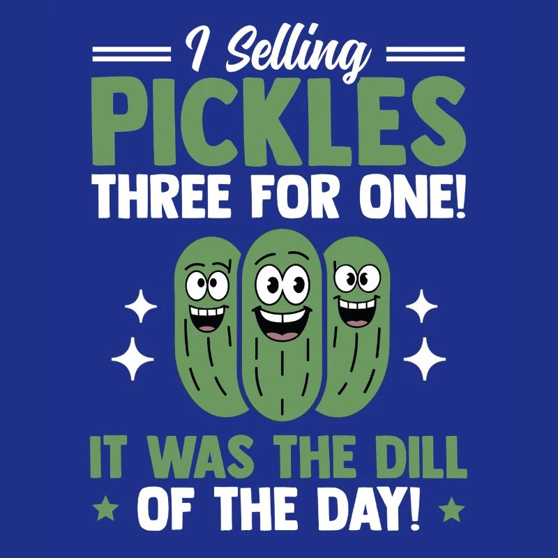 Vendeur de concombre, cornichons, aneth, cadeau de concombre