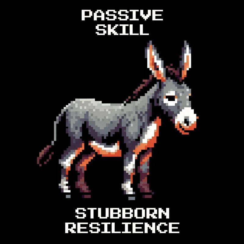 Âne : Endurance obstinée | Humour RPG