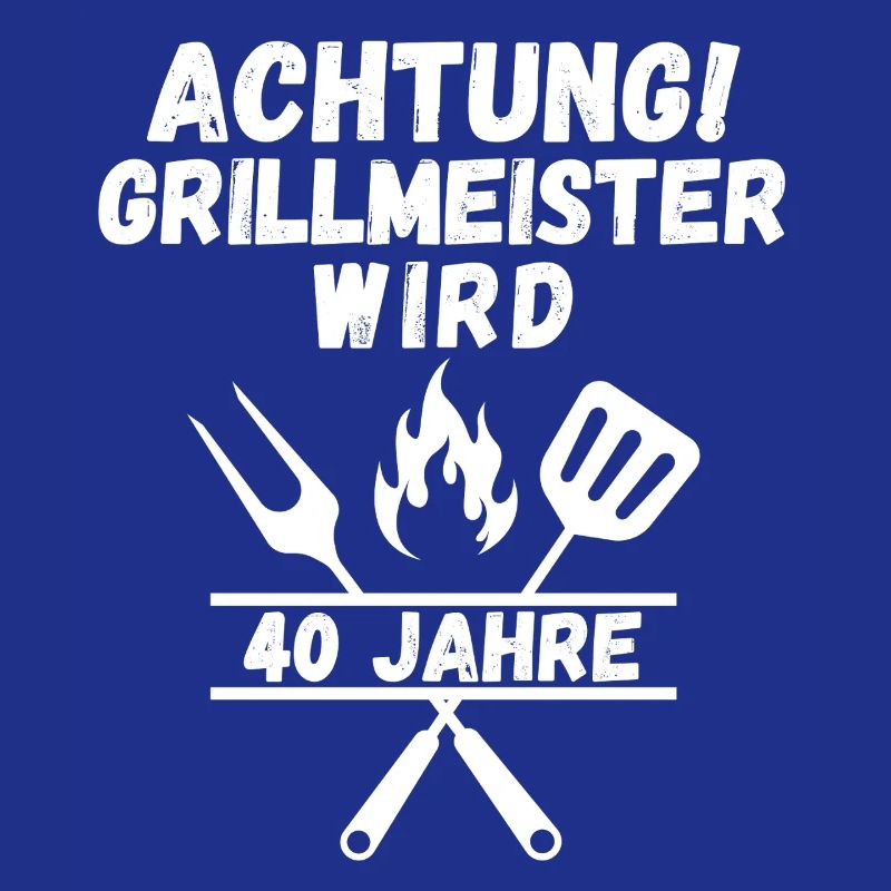 Attention Grill Master Turns 40 – Funny BBQ T-Shir