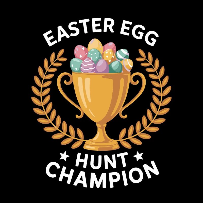 Chasse aux oeufs de Pâques Champion Vainqueur de la Décoration