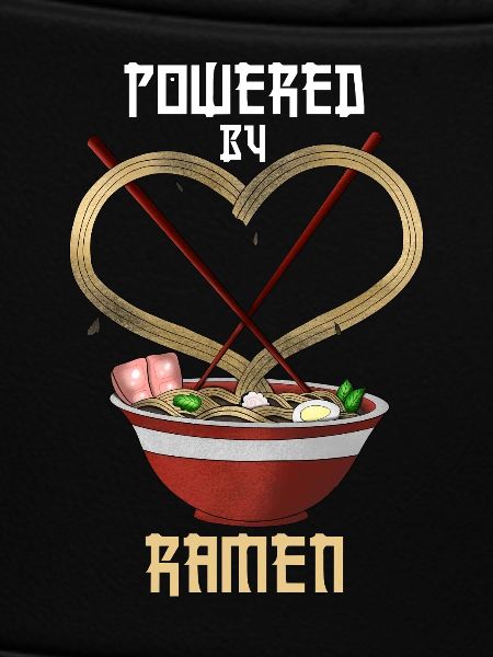 Powered by Ramen Funny Tee