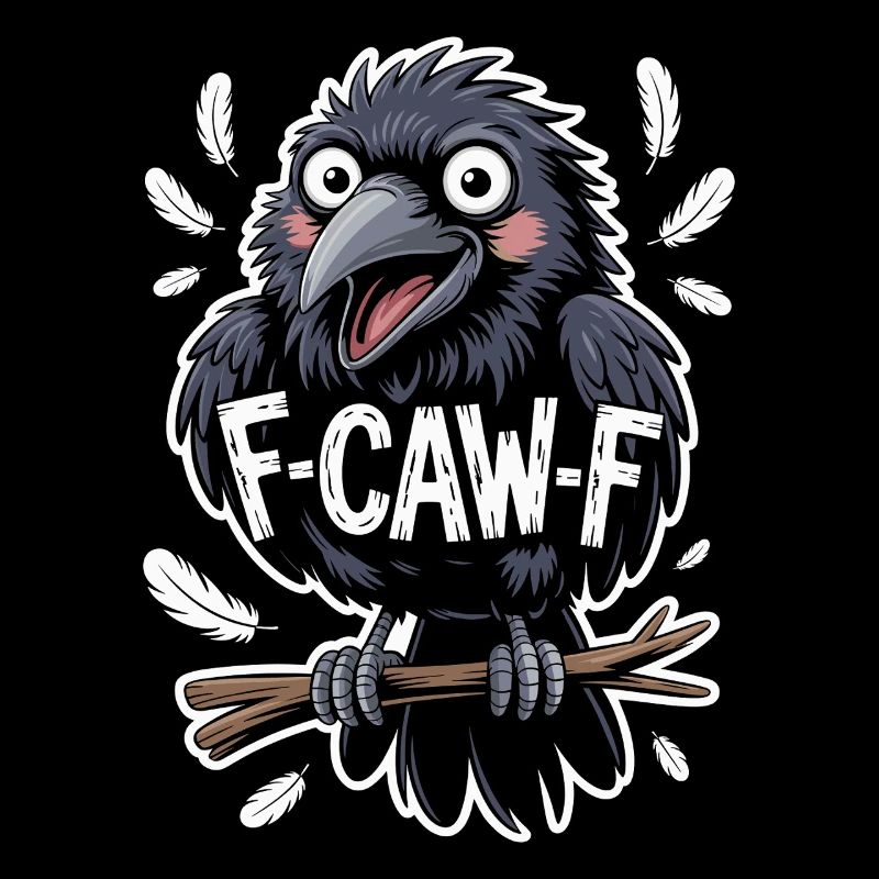 F-Caw-F Meme Crow