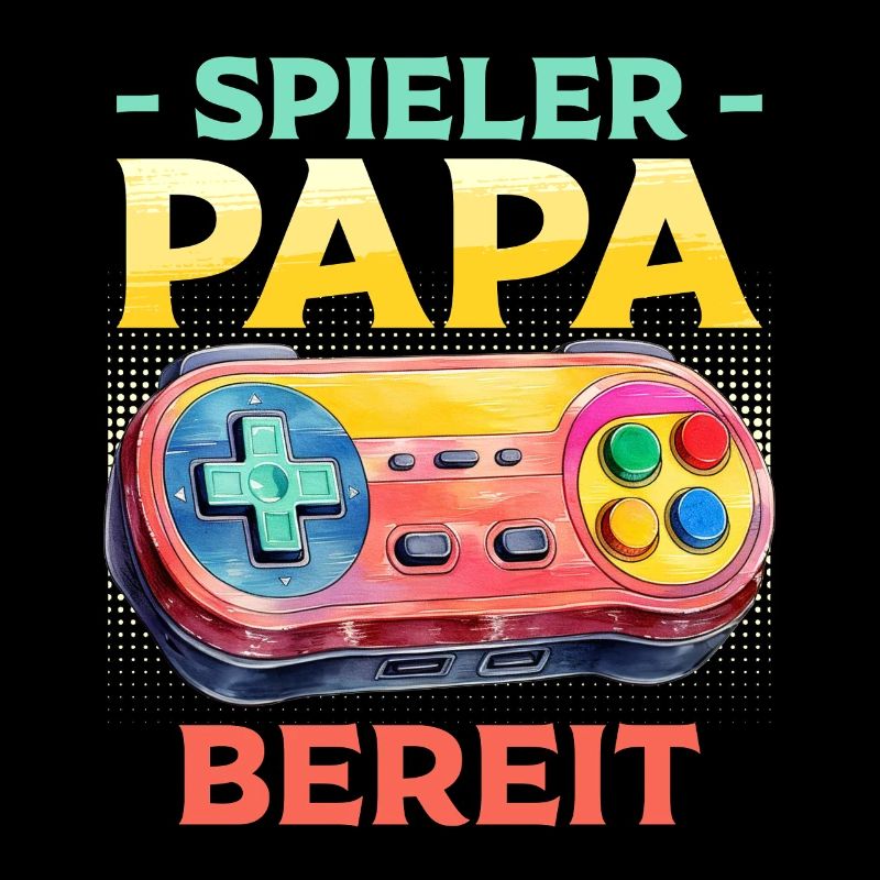 Werdender Vater SPIELER PAPA BEREIT Lustig