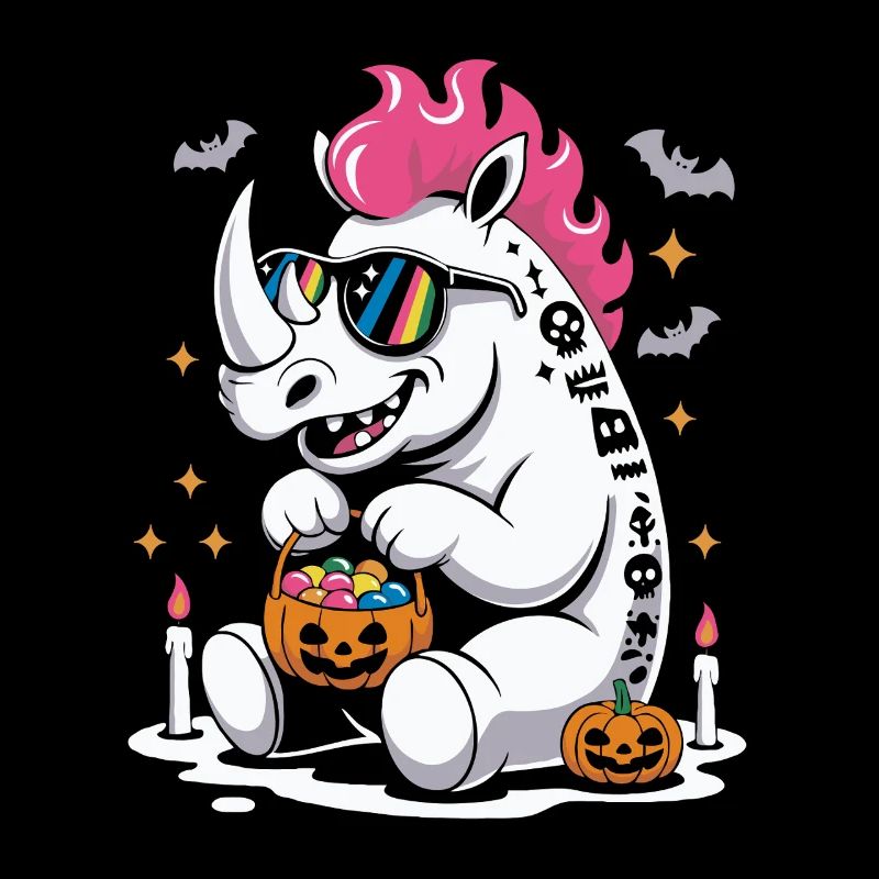 Rhino Halloween Candy Party for Punks