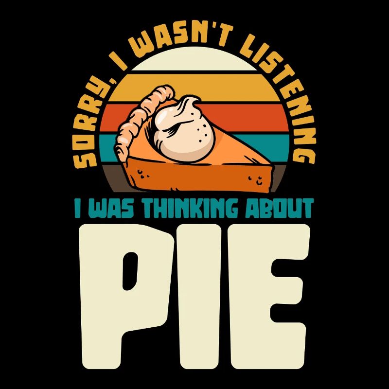 Pie Thinker Meme: I Think of Cake