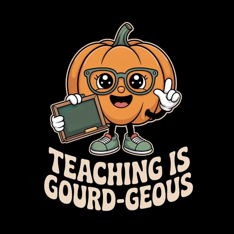 Autumn Pumpkin Teacher Teaching Is Gourd Geous