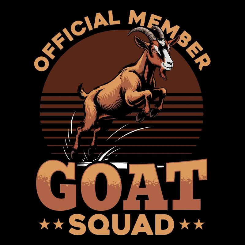 Drôle d’animal de la ferme chèvre