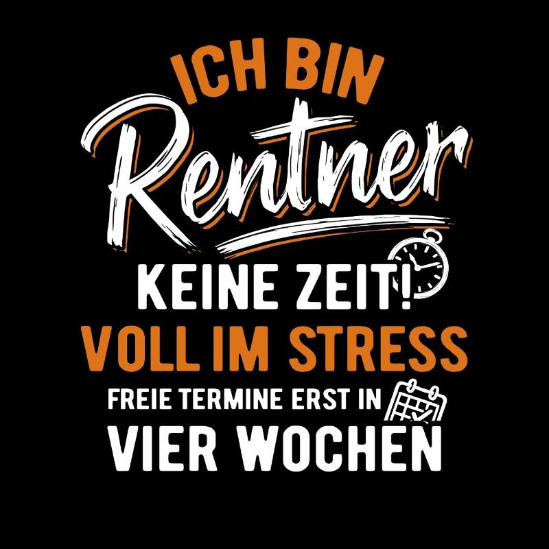 Je suis retraité, pas le temps ! Plein de stress