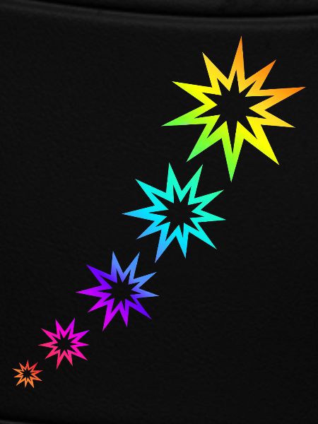 Bunte Sterne