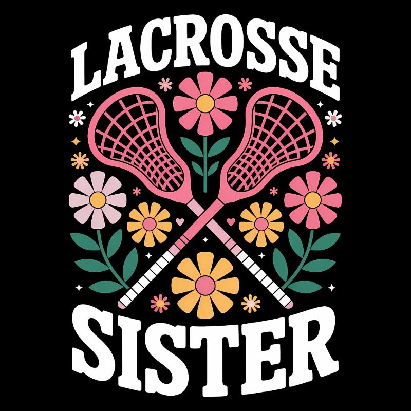 Lacrosse Spruch Schwester Lustig Lacrosse Geschenk