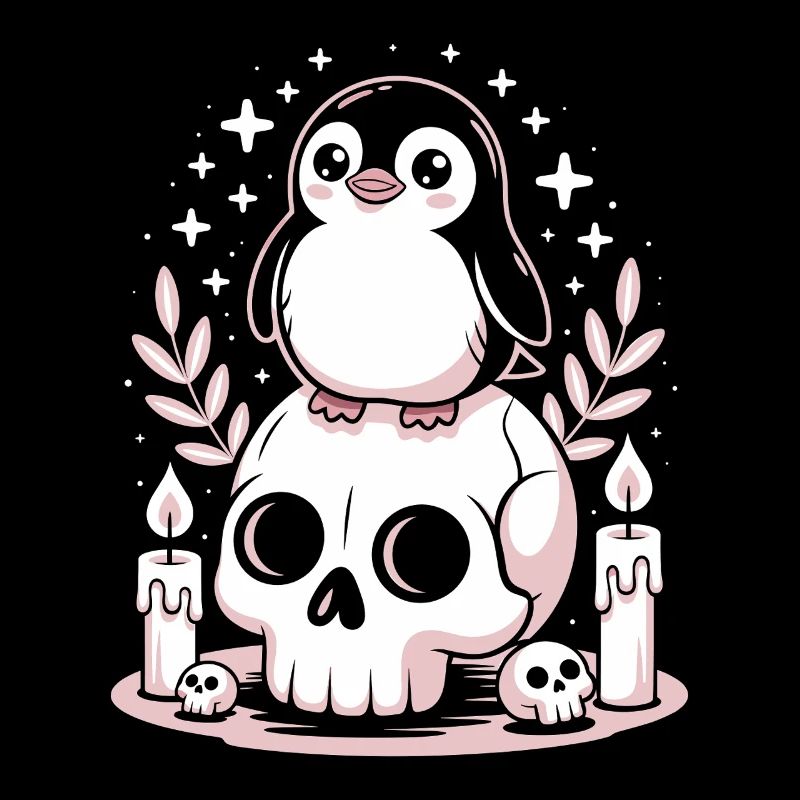 Kawaii Pastel Goth Pingouin