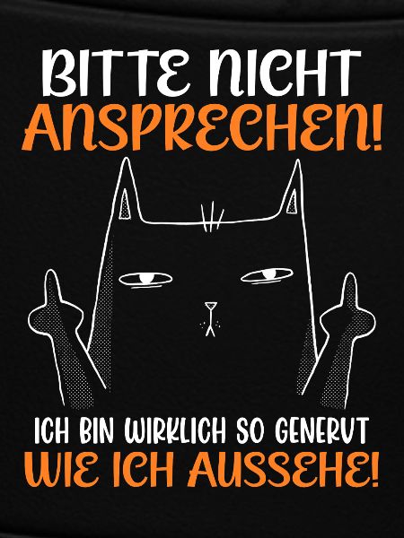 Malle BITTE NICHT ANSPRECHEN Lustiges