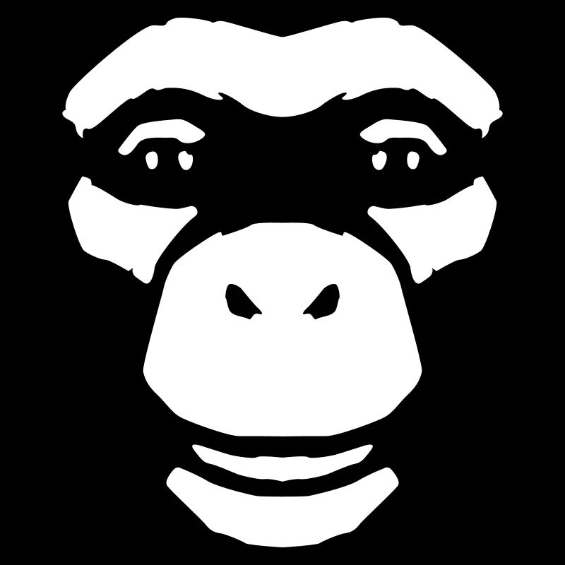 Monkey Face – Style primate de la jungle sauvage