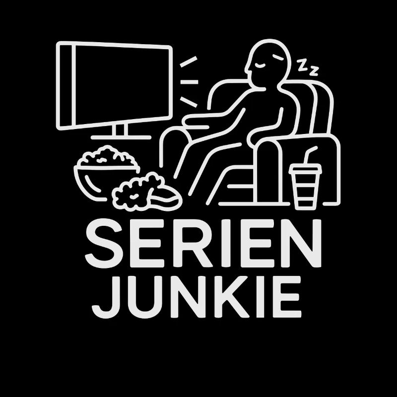 Serien Junkie auf der Couch