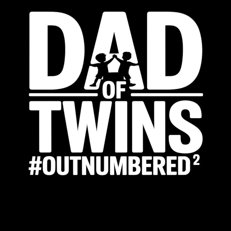 Papa de jumeaux - Funny Dad Design Twins