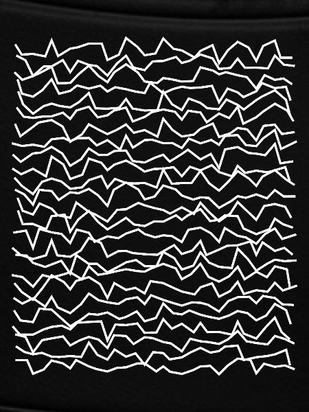 Zigzag Line Abstract Noise