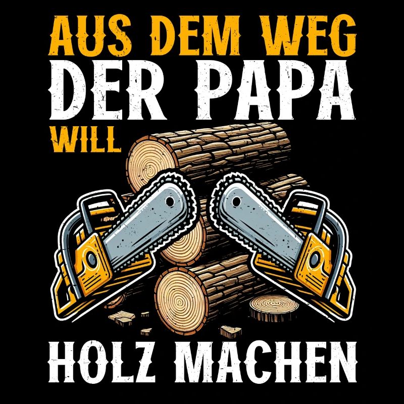 Aus Dem Weg Der Papa Will Holz Machen