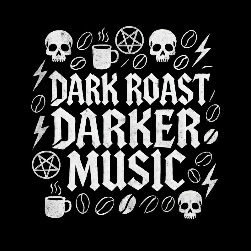 Dark Roast Kaffee Dunkle Musik Gothic Metal
