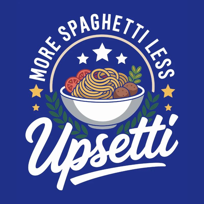 Plus de spaghettis, moins d’upsetti