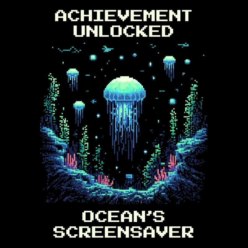 Achievement: Ocean Screensaver