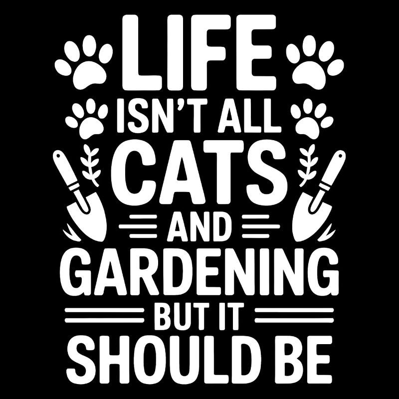 Garten Spruch Katze Lustiges Gartenarbeit Geschenk