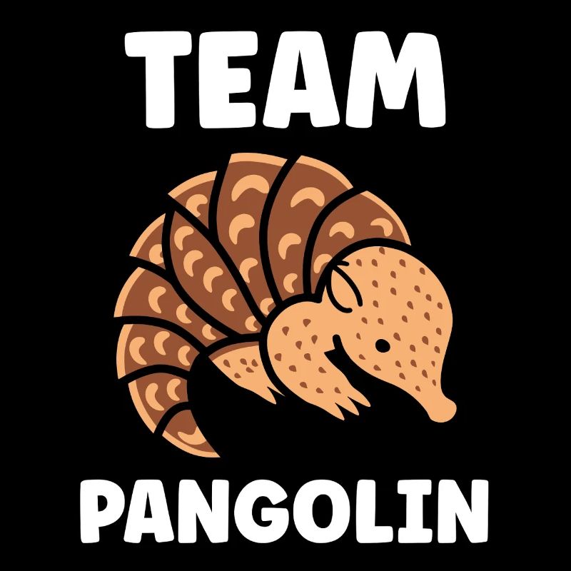 Pangolin Équipe Cartoon
