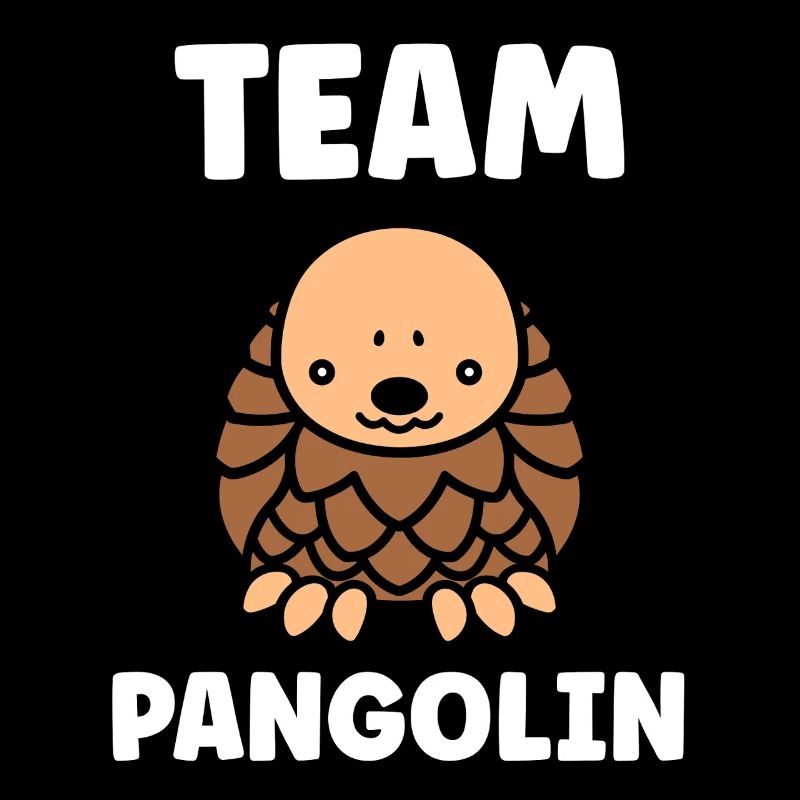 Pangolin Team Cute Mascot