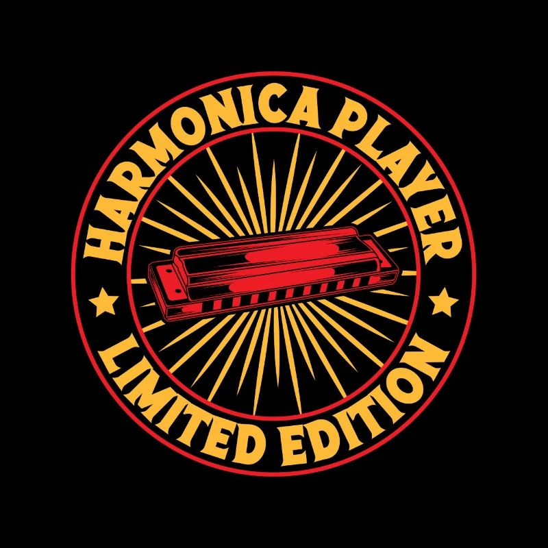 Funny Harmonica Player LImited Edition Harmonica