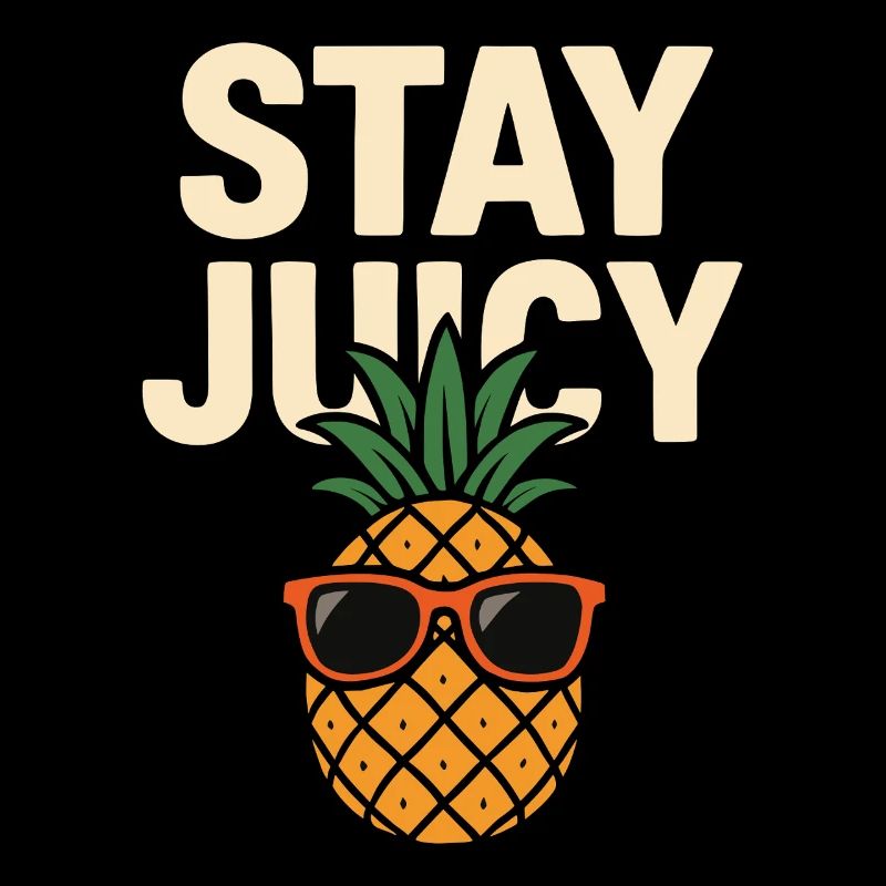 Stay Juicy – Cooles Ananas Design