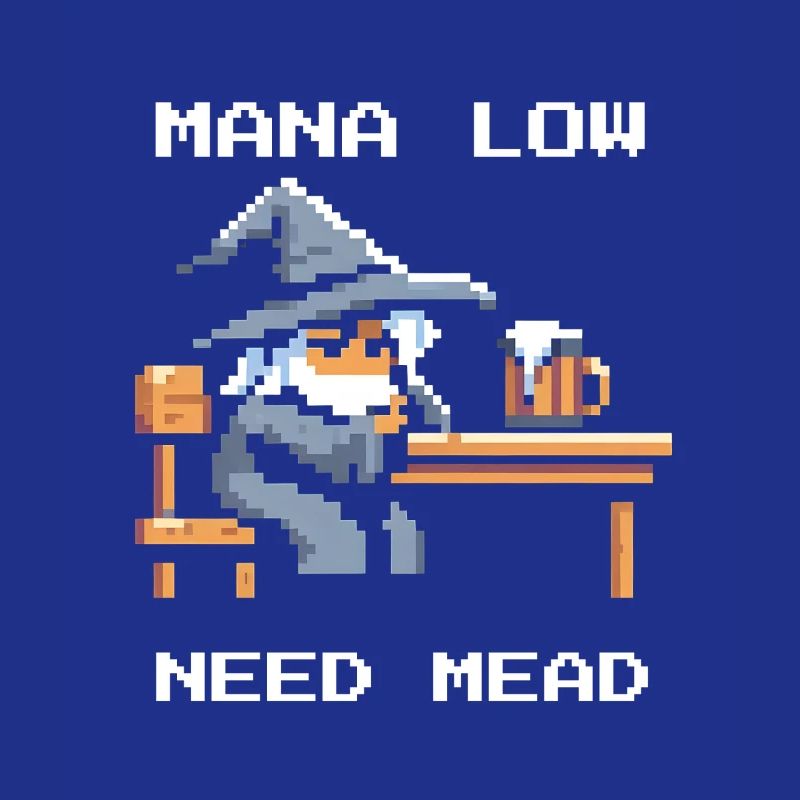 Mana vide ? L’hydromel aide ! | Blague de RPG sorcier