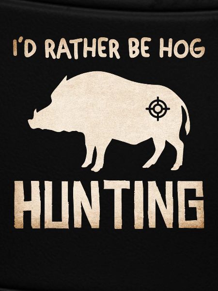Wildschwein Jagd Silhouette