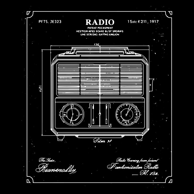 Plan de radio vintage