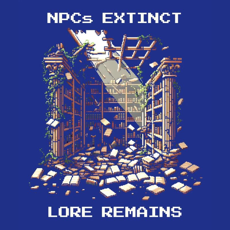 NPCs gone, lore stays | Post-apocalyptic