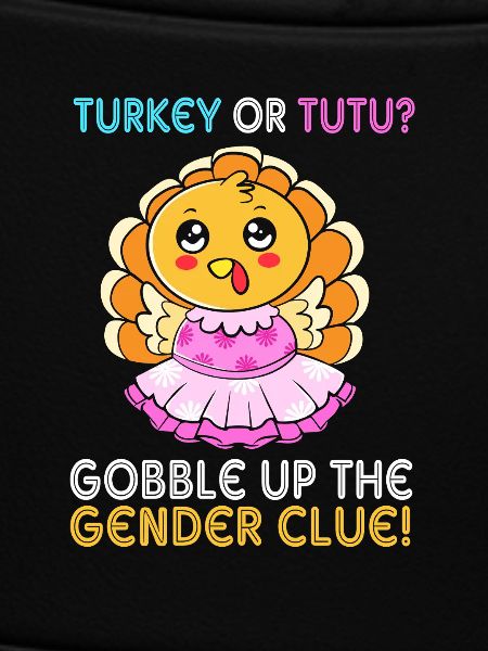 Thanksgiving Gender Reveal Werdende Mutter