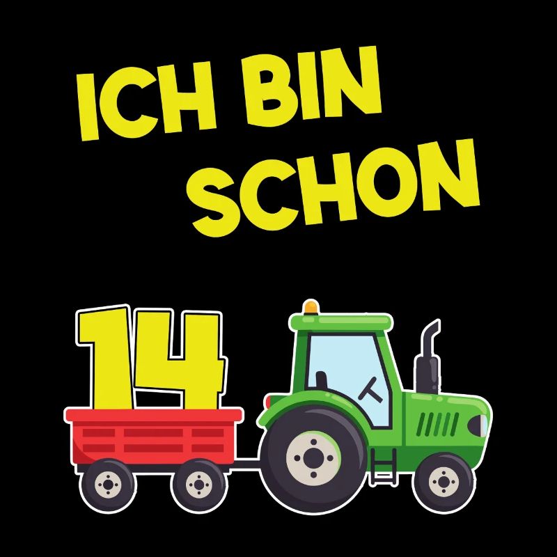 I'm already 14 tractor 14 years old Birthday