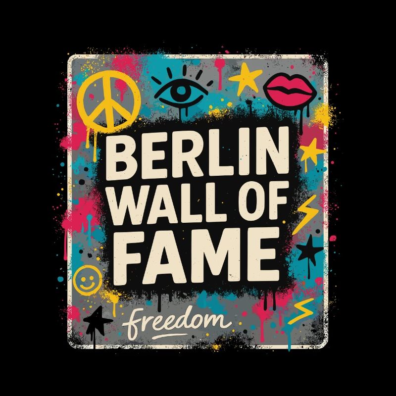 Mur de la renommée de Berlin Art de rue