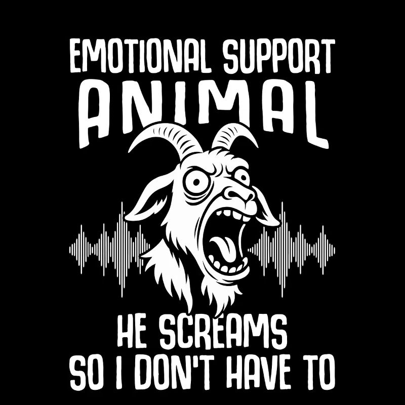 Goats Screaming Therapy Everyday Stress Teacher