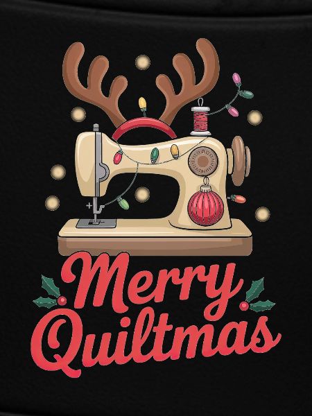 Merry Quiltmas Couture festive Père Noël Noël