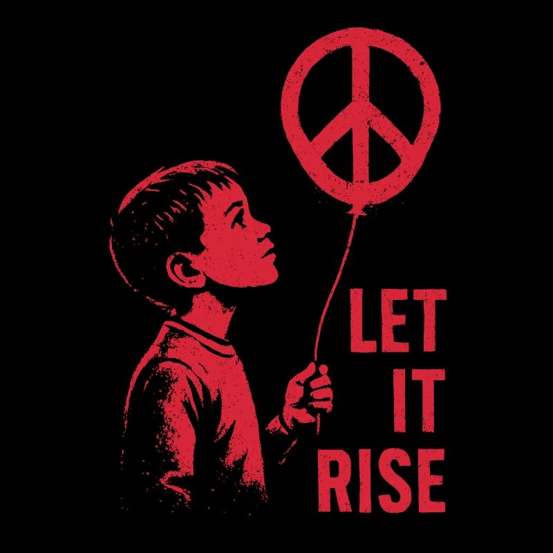 Let It Rise Peace Sign Hoffnung Protest Symbolik