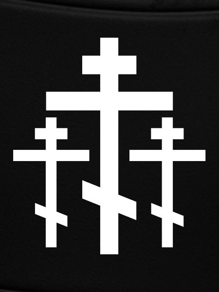 Three-cross silhouette