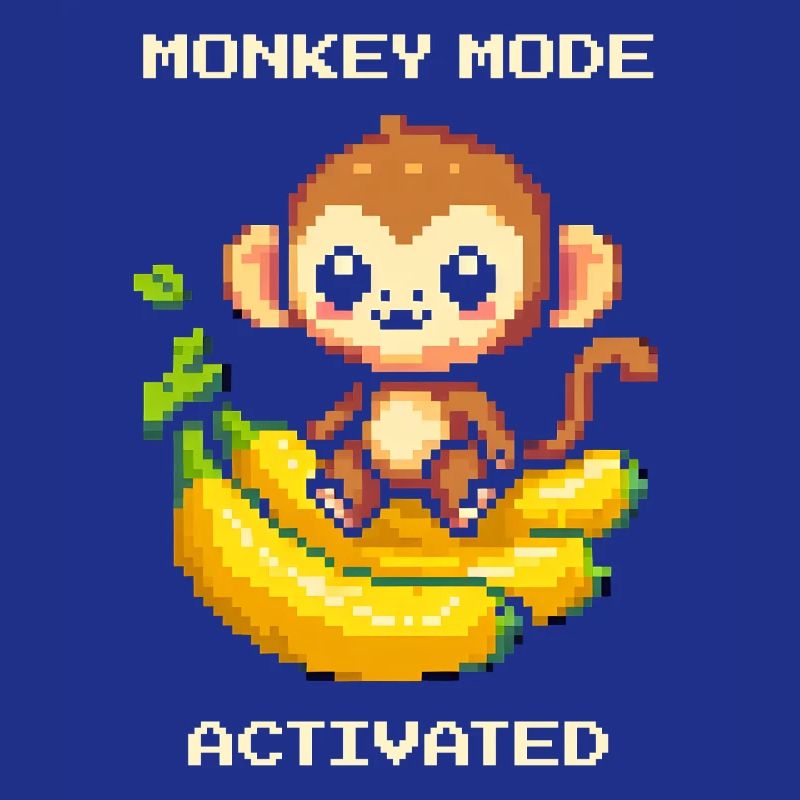 Mode Singe activé | Singe, Banane, Mignon