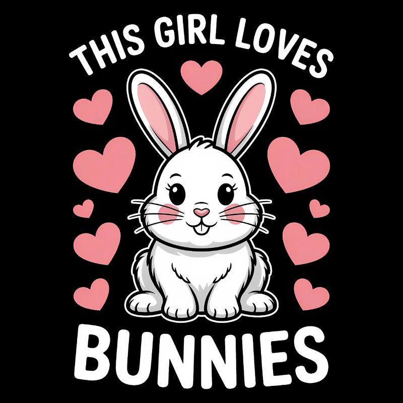 Hasen Spruch Mädchen Kaninchen Fun Hasen Geschenk