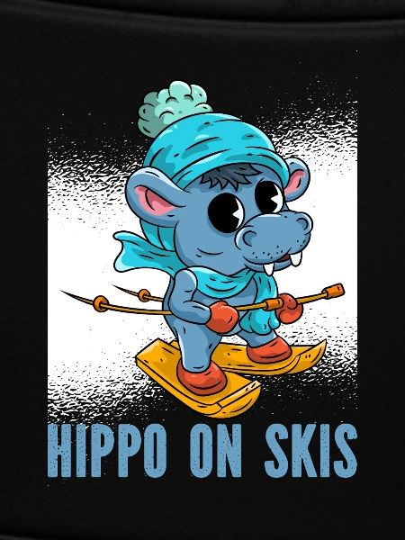 Nilpferd Ski 