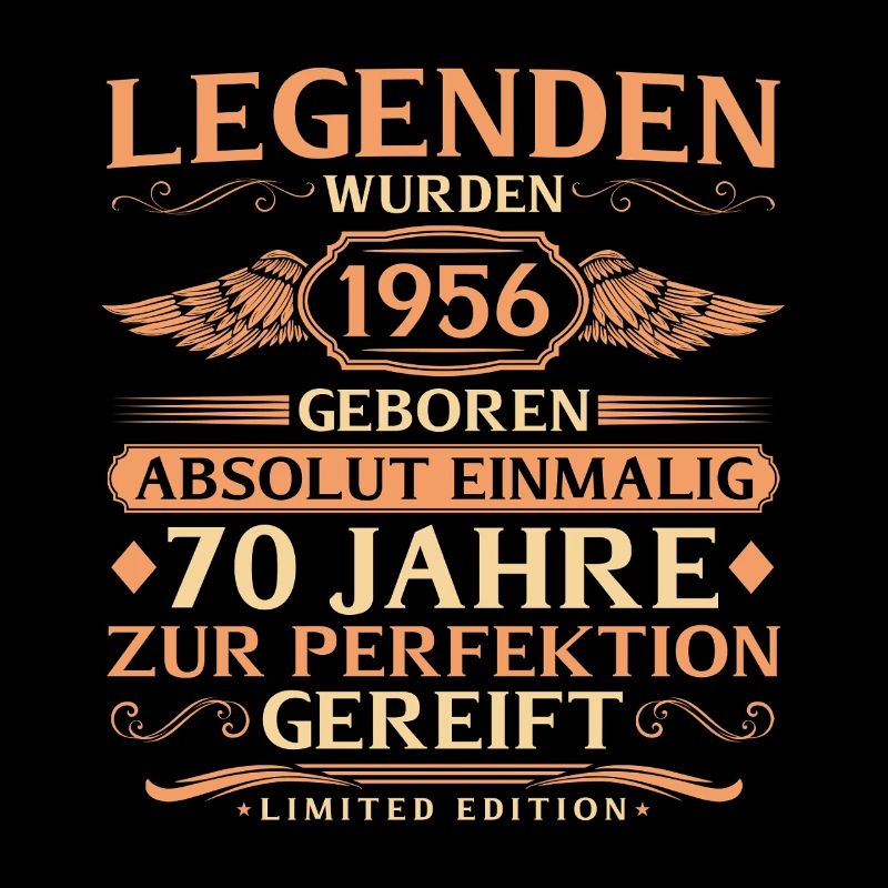 70e anniversaire absolument unique - né en 1956