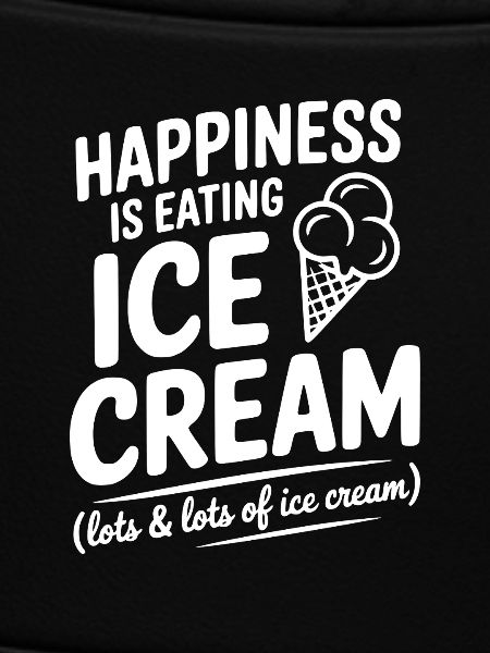 Happiness is Eating Cream