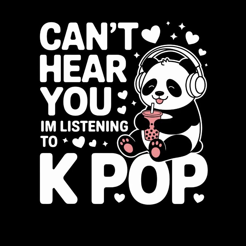 Je ne peux pas vous entendre en écoutant K Pop Panda