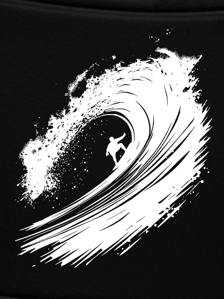 Surfing Design Surfer Illustration